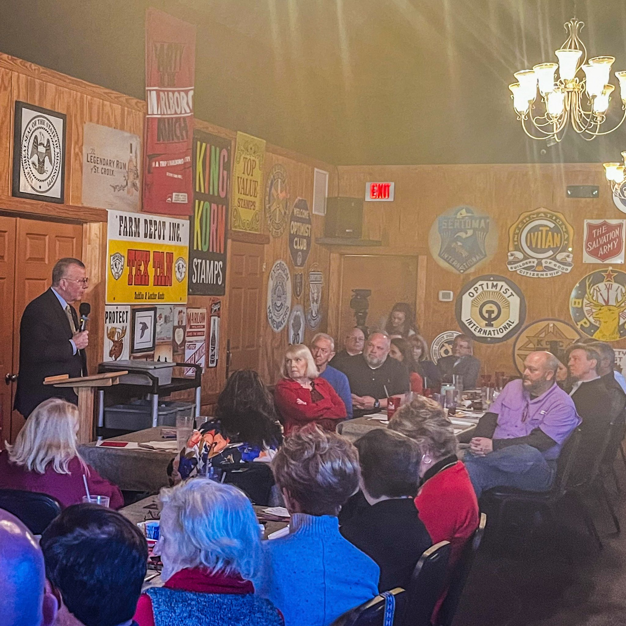 Congressman Mike Ezell Speaks at the GOP Women meeting