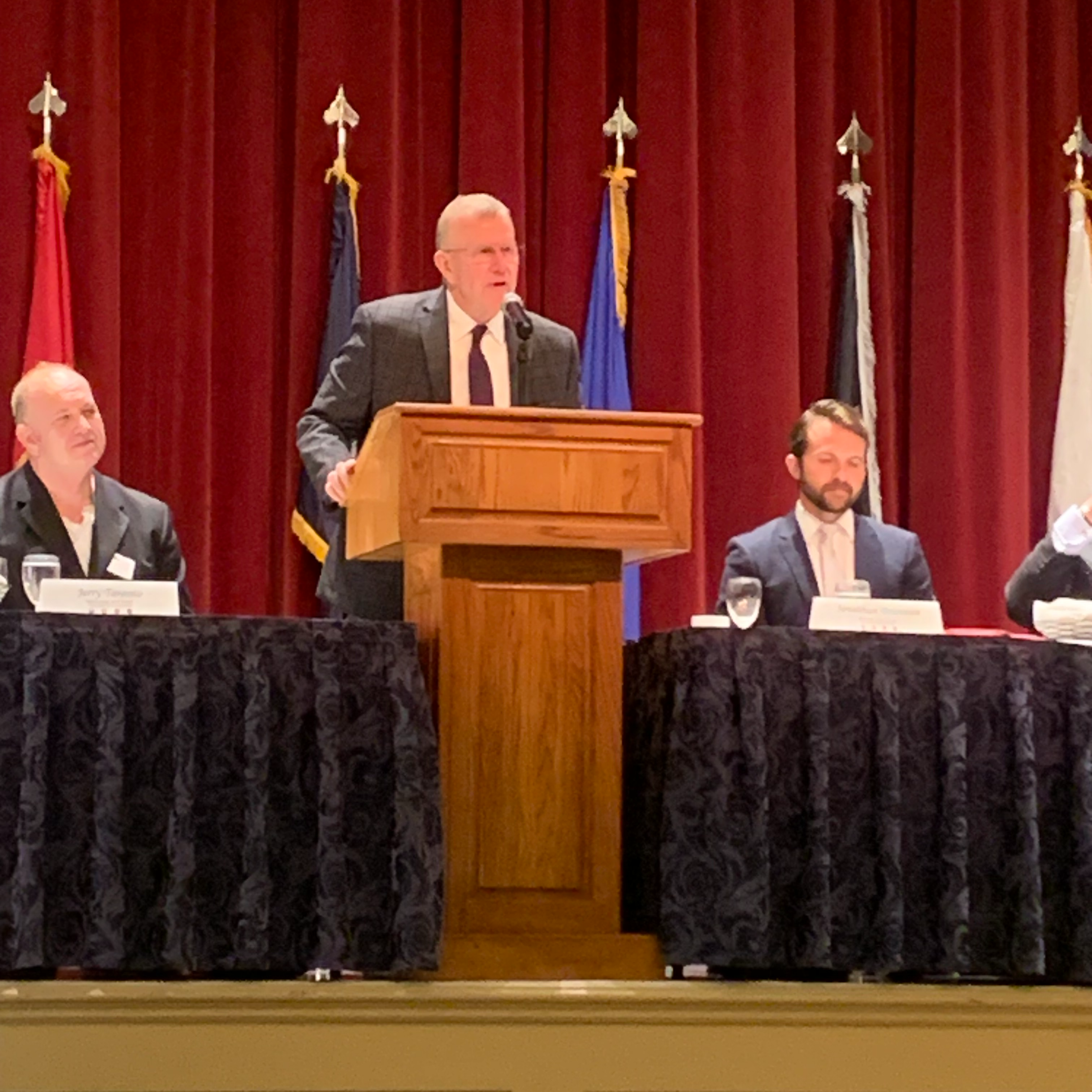 Rep. Ezell speaks at the Gulf Coast Chamber Salute to the Military