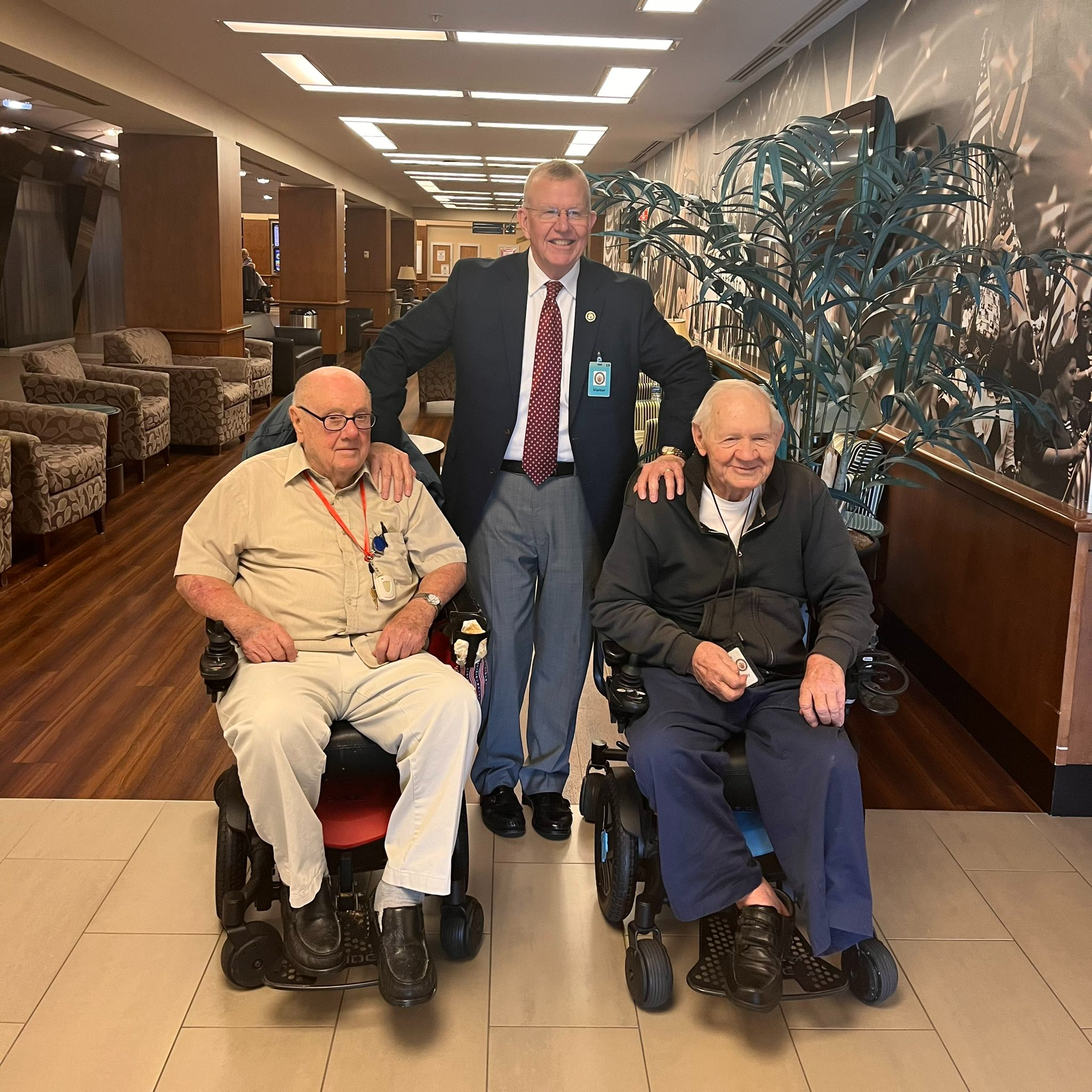 Congressman Ezell Visits with Residents of the Gulfport Armed Forces Retirement Home