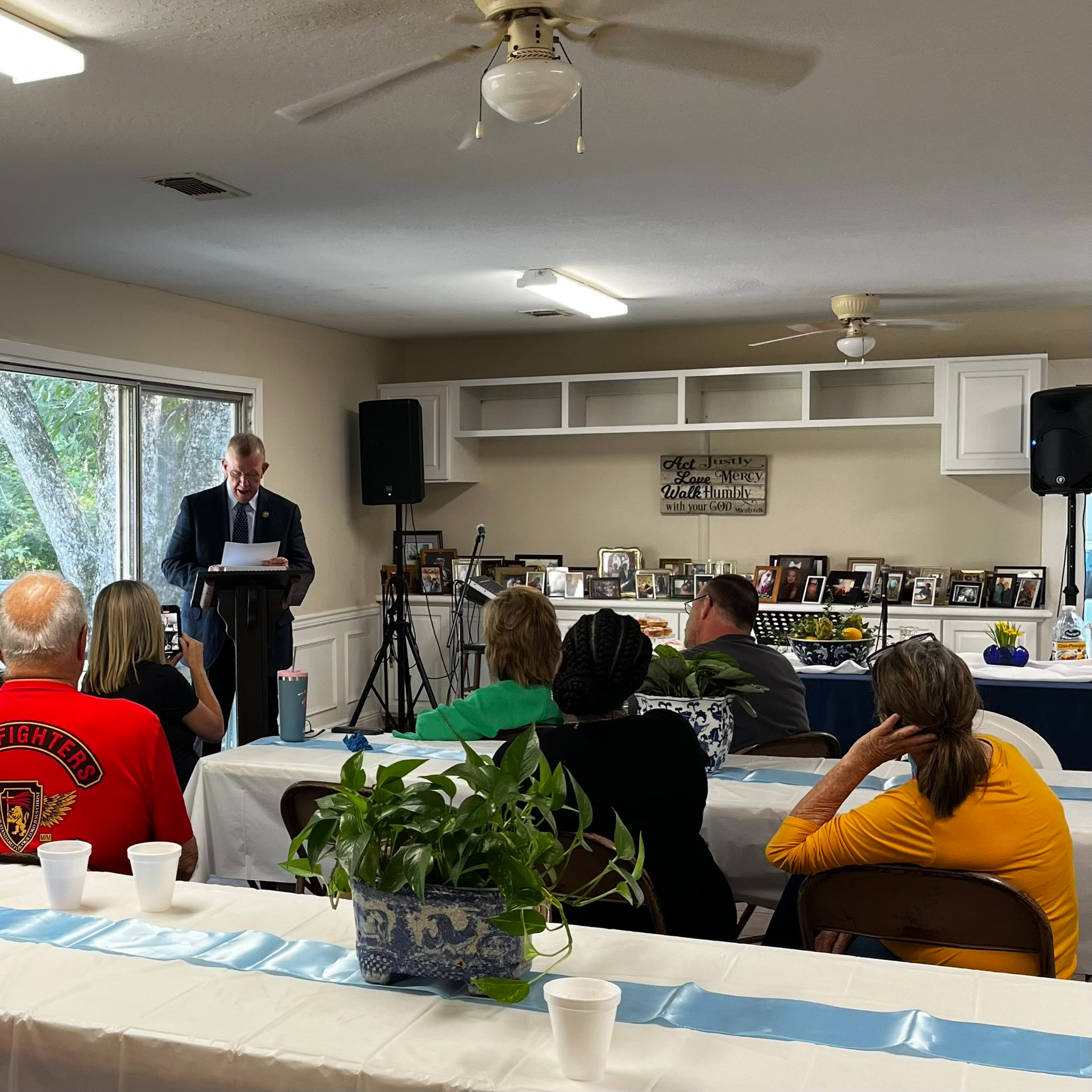 Rep. Ezell speaks in honor of Mrs. Polly Coker